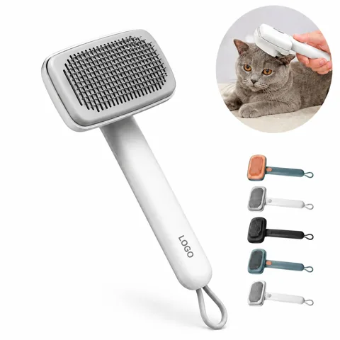 Dog Deshedding Brush with Ergonomic Grip for Pet Hair