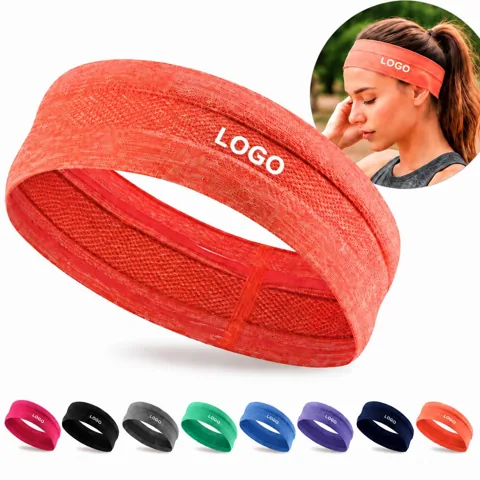 Active Grip Sweatband Headband for Sports, Yoga, and Running