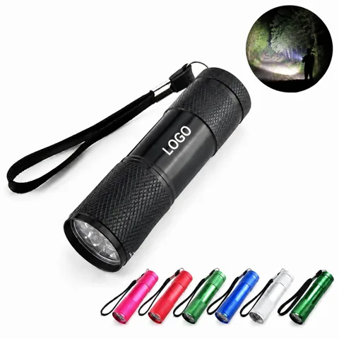 Personalized Aluminum LED Flashlight Kit with Custom Logo