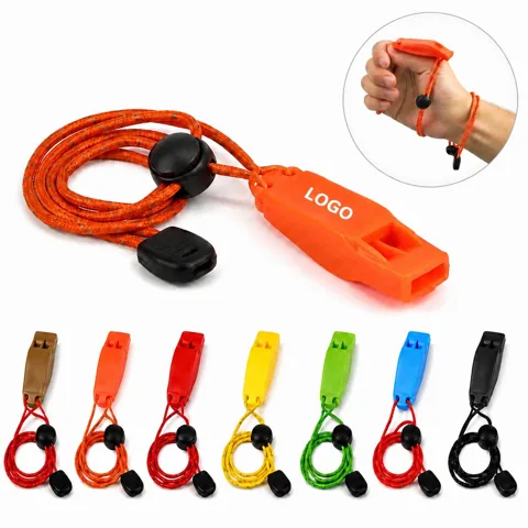 Emergency Outdoor Survival Whistle 120dB with Reflective