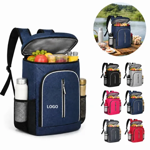Insulated Cooler Backpack with Leakproof Base for Outdoor
