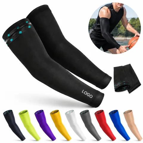 Custom Fit Arm Support Sleeve with Silicone Grip