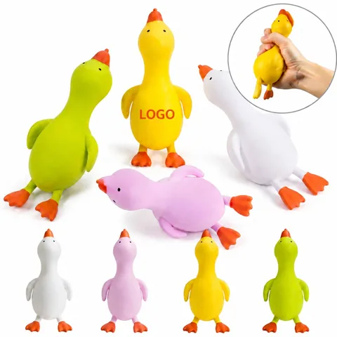 Duck Squeeze Stress Relief Toy, Stretchy TPR Fidget