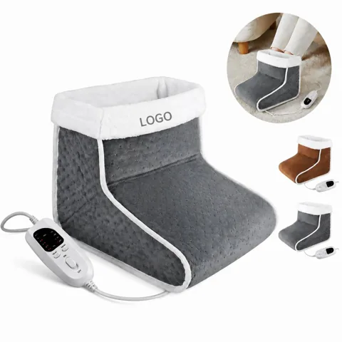 Cozy Heated Foot Boots with Washable Lining for Warmth
