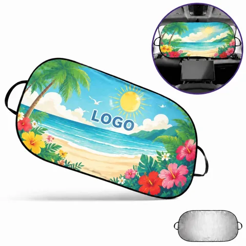 Custom Logo Car Sunshade for Windshield, Heat Protection