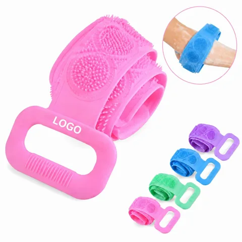 Soft Silicone Body Scrubber for Deep Cleansing & Back Reach