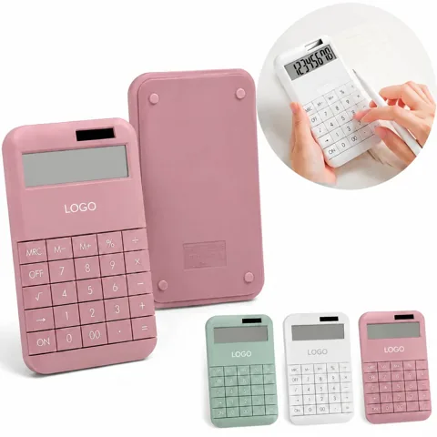 Portable Solar Dual Power LCD Calculator with Big Buttons
