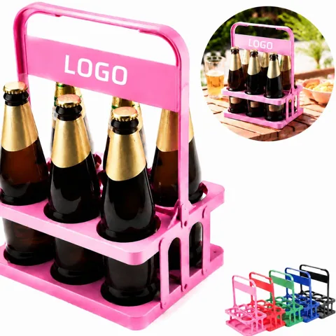 Collapsible 6-Cup Drink Caddy for 16-32oz Cups, Space-Saving